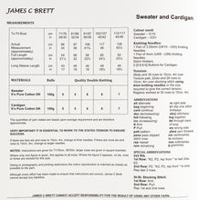 Load image into Gallery viewer, Knitting Pattern: Ladies Cotton Cardigan and Sweater in DK Yarn