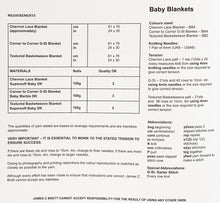 Load image into Gallery viewer, Knitting Pattern: Baby Blankets to Knit in DK Yarn