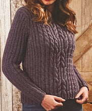 Load image into Gallery viewer, Knitting Pattern: Ladies Aran Dress and Sweater