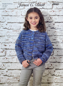 NEW Knitting Pattern: Girls Cardigan and Jacket for 3-12 Year Olds