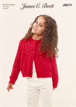 Load image into Gallery viewer, Knitting Pattern: Cotton Cardigan for Girls 3-13 Years
