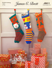 Load image into Gallery viewer, SALE: Knitting Pattern: Christmas Stockings