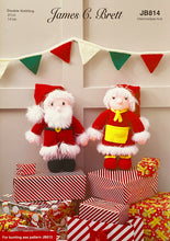 Load image into Gallery viewer, Knitting Pattern: Mr and Mrs Claus Knitted Toys