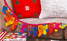 Load image into Gallery viewer, Knitting Pattern: Advent Calendar Garland and Christmas Cushions