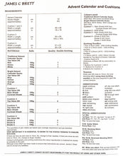 Load image into Gallery viewer, Knitting Pattern: Advent Calendar Garland and Christmas Cushions