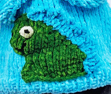 Load image into Gallery viewer, Knitting Pattern: Sweater with Dinosaur or Bear in Chunky Yarn for Kids