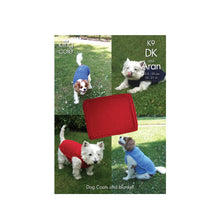 Load image into Gallery viewer, Knitting Pattern: Dog Coats and Blanket in DK and Aran Yarn