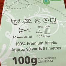 Load image into Gallery viewer, Super Chunky Yarn: Big Value, Rust, 100g