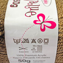 Load image into Gallery viewer, DK Yarn: King Cole Big Value, Brown, 50g