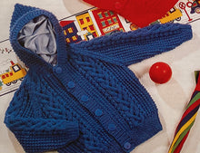 Load image into Gallery viewer, Knitting Pattern: Aran Jackets for Kids