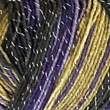 Load image into Gallery viewer, Sock Yarn: Party Glitz 4 Ply in Sugar Plum, 100g ball