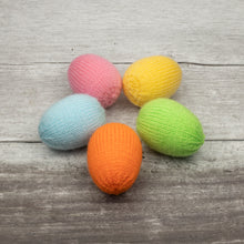 Load image into Gallery viewer, DIGITAL Knitting Pattern: Hand-Knitted Easter Eggs
