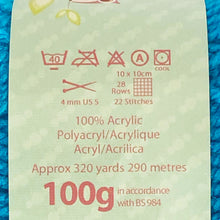 Load image into Gallery viewer, DK Yarn: King Cole Pricewise DK, Surf, 100g