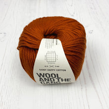 Load image into Gallery viewer, Yarn: Wool and the Gang Shiny Happy Cotton in Cinnamon Dust, 100g