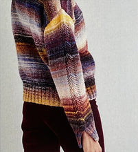 Load image into Gallery viewer, Knitting Pattern: Aran Roll Neck Ladies Sweater