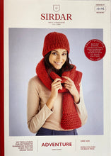 Load image into Gallery viewer, SALE: Knitting Pattern: Hat and Scarf in Super Chunky Yarn