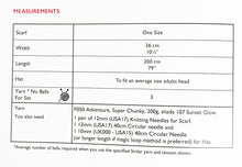 Load image into Gallery viewer, SALE: Knitting Pattern: Hat and Scarf in Super Chunky Yarn