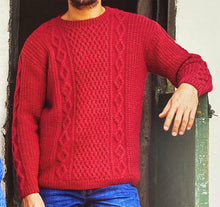 Load image into Gallery viewer, Knitting Pattern: Aran Sweaters for Children and Adults