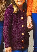 Load image into Gallery viewer, Knitting Pattern: Aran Cardigans for Men, Ladies and Kids
