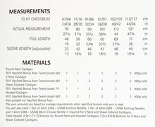 Load image into Gallery viewer, Knitting Pattern: Aran Cardigans for Men, Ladies and Kids