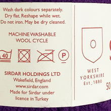 Load image into Gallery viewer, DK Yarn: Sirdar Stories Cotton Yarn, Queen, Purple, 50g