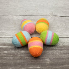 Load image into Gallery viewer, DIGITAL Knitting Pattern: Hand-Knitted Easter Eggs