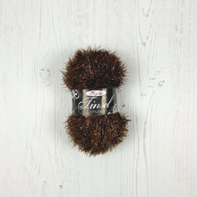 Load image into Gallery viewer, Yarn: Tinsel Chunky in Copper, 50g Ball