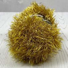 Load image into Gallery viewer, Yarn: Tinsel Chunky in Gold, 50g Ball