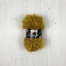 Load image into Gallery viewer, Yarn: Tinsel Chunky in Gold, 50g Ball