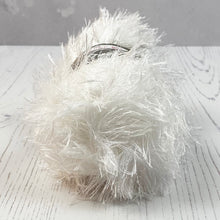 Load image into Gallery viewer, Yarn: Tinsel Chunky in White, 50g Ball
