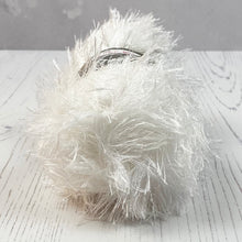 Load image into Gallery viewer, Yarn: Tinsel Chunky in White, 50g Ball