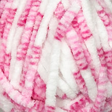 Load image into Gallery viewer, Chunky Yarn: Yummy, Pink and White, Raspberry Ripple, 100g