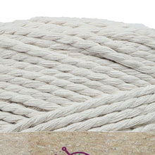 Load image into Gallery viewer, Yarn: Retwisst Macrame Rope, 3mm, Natural, 100% Cotton, 500g