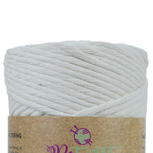 Load image into Gallery viewer, Yarn: Retwisst Macrame String, 3mm, Natural, 100% Recycled Fibres, 500g