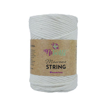 Load image into Gallery viewer, Yarn: Retwisst Macrame String, 3mm, Natural, 100% Recycled Fibres, 500g