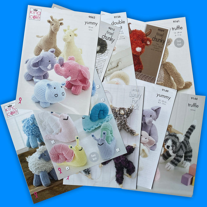 Popular Animal Toy Knitting Patterns