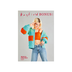 Knitting Pattern: Bubble Cardigan and Bralette in Chunky Yarn