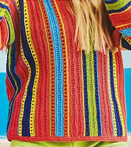NEW Knitting Pattern: Striped Beach Sweater