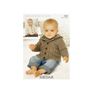 Knitting Pattern: Baby Jacket and Hoodie for 0-7 Years