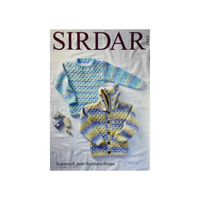 Load image into Gallery viewer, SALE: Knitting Pattern: Aran Sweater and Hooded Cardigan for 2-13 years

