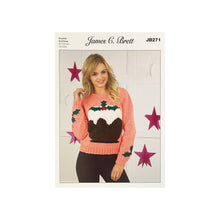 Load image into Gallery viewer, Knitting Pattern: Adult Sweater with Christmas Pudding

