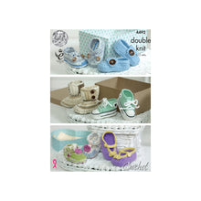 Load image into Gallery viewer, SALE: Crochet Pattern: Baby Shoes for Babies 0-12 Months
