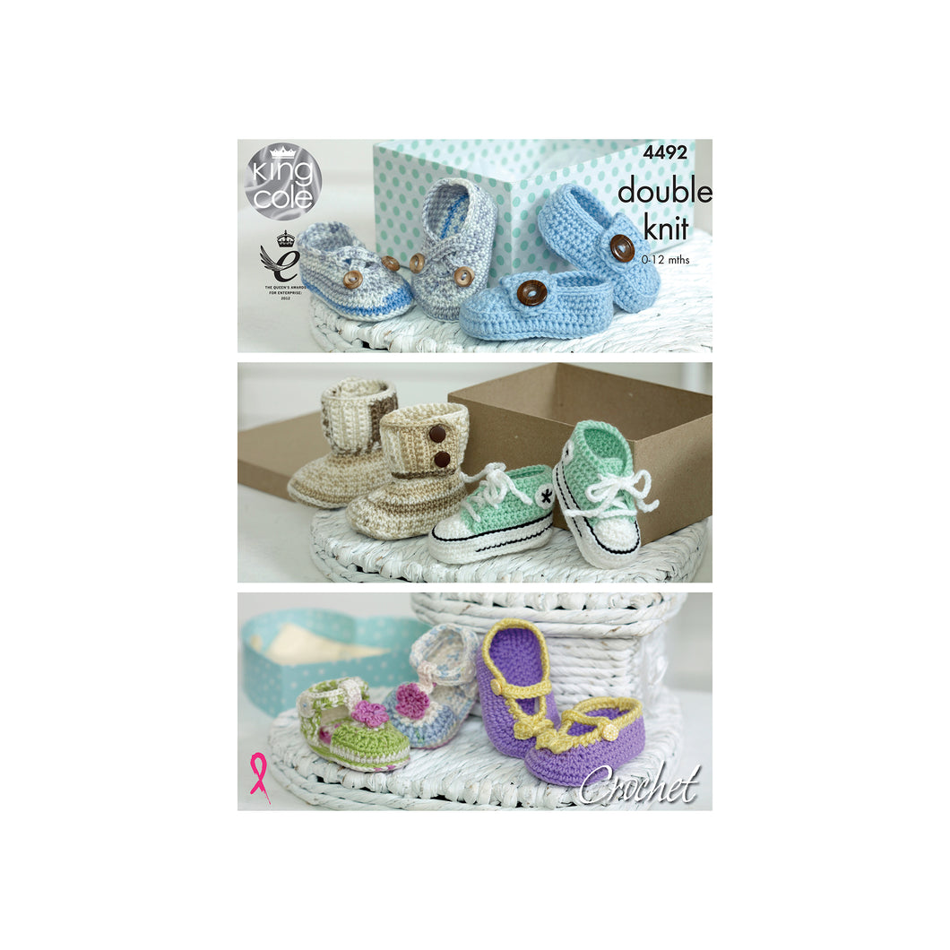 SALE: Crochet Pattern: Baby Shoes for Babies 0-12 Months