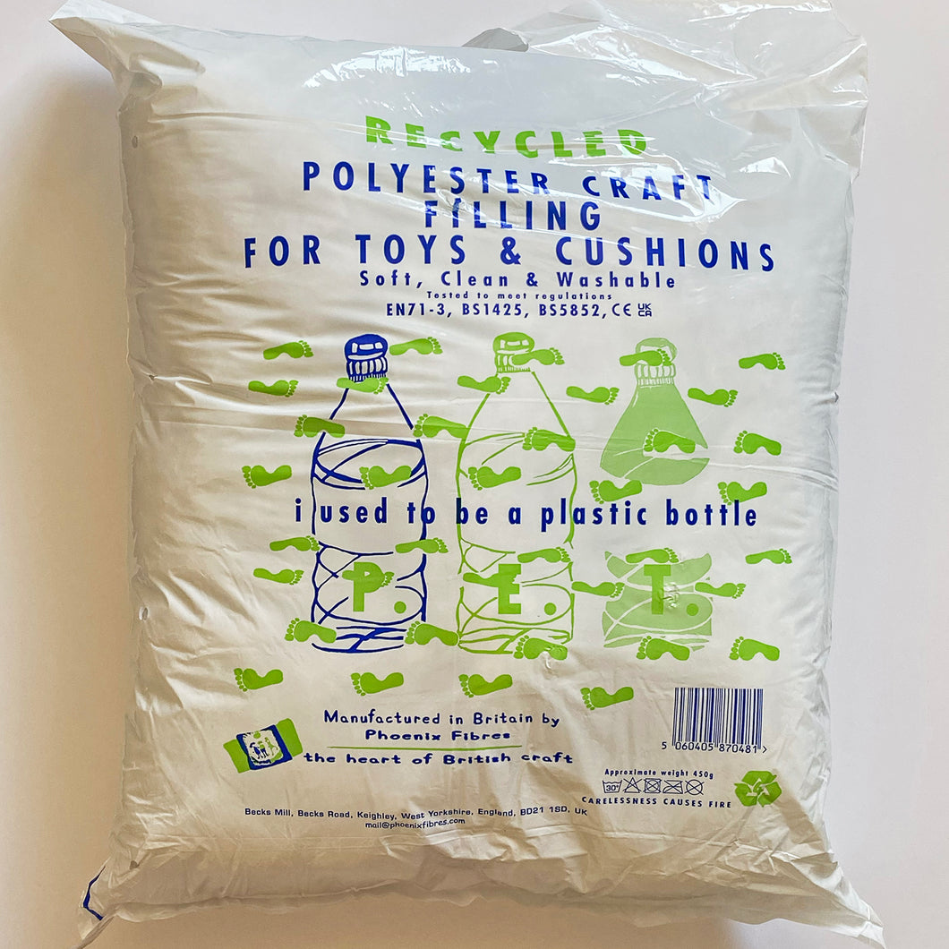 Recycled Toy Filling, 450g Bag
