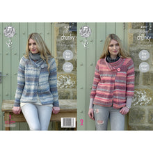 Load image into Gallery viewer, NEW Knitting Pattern: Chunky Ladies Jackets
