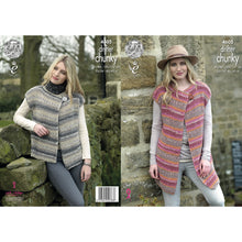 Load image into Gallery viewer, NEW Knitting Pattern: Chunky Ladies Waistcoats
