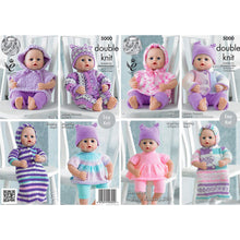 Load image into Gallery viewer, Knitting Pattern: Doll and Preemie Baby Clothes in DK Yarn
