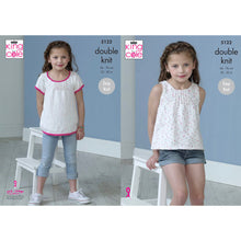 Load image into Gallery viewer, Knitting Pattern: Cotton Summer Tops for Girls and Toddlers
