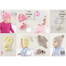 Load image into Gallery viewer, SALE: Knitting Pattern: Baby Hat and Bootee Sets for Premature to 2 Years
