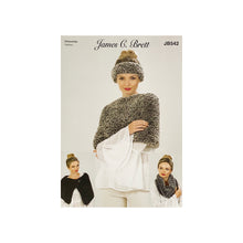 Load image into Gallery viewer, Knitting Pattern: Faux Fur Winter Accessories
